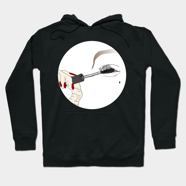 Girl movement : mascara Hoodie by GribouilleTherapie